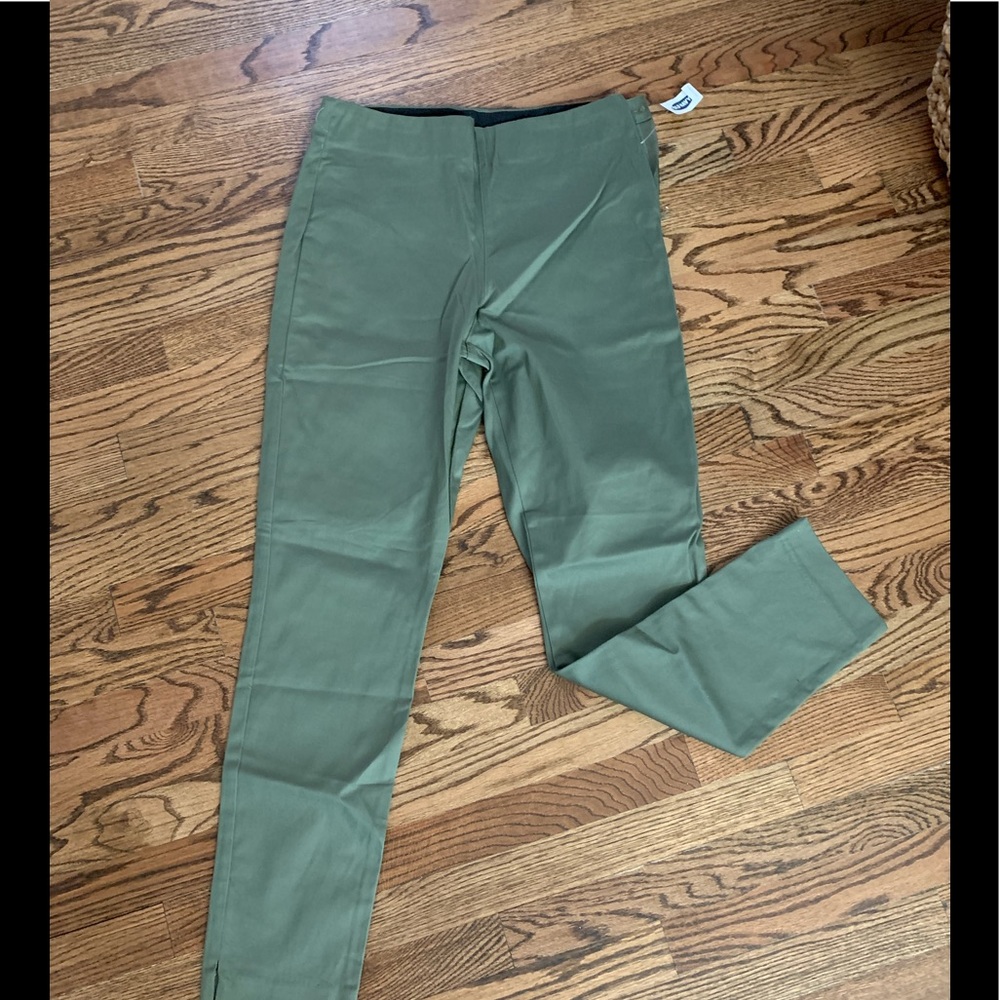 Old Navy olive green slim pant 12 TALL